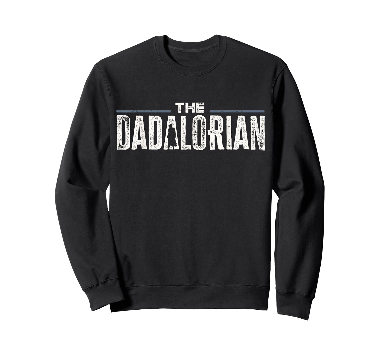 Star Wars The Mandalorian "The Dadalorian" Weathered Logo T-Shirt