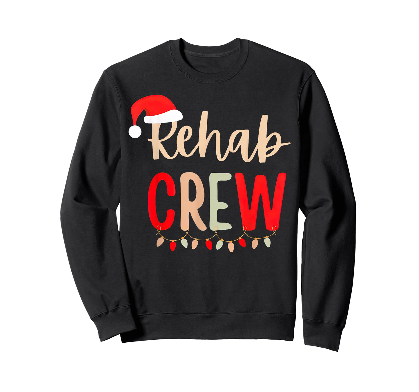 Rehab Crew Rehabilitation Week Physical Therapist Christmas T-Shirt