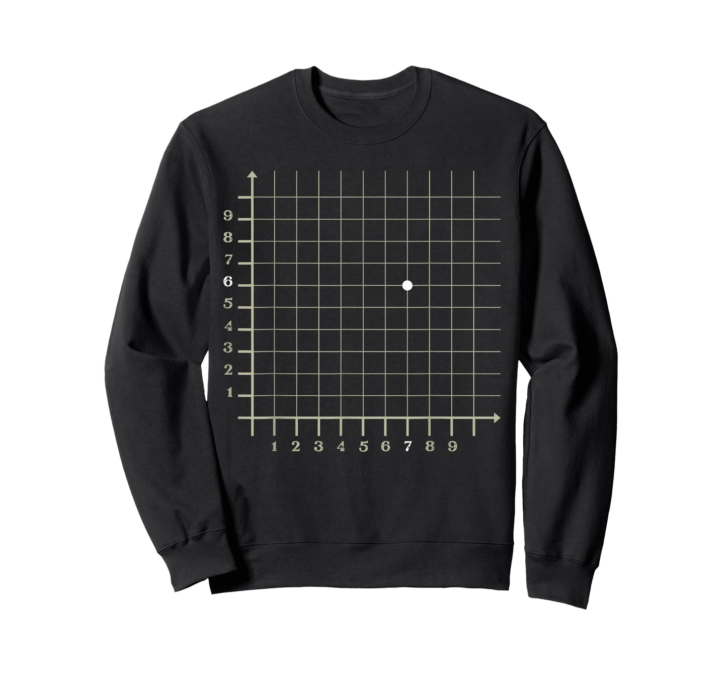 Coordinate 67 Grid Funny Math Science Teacher Boys Kids Math T-Shirt