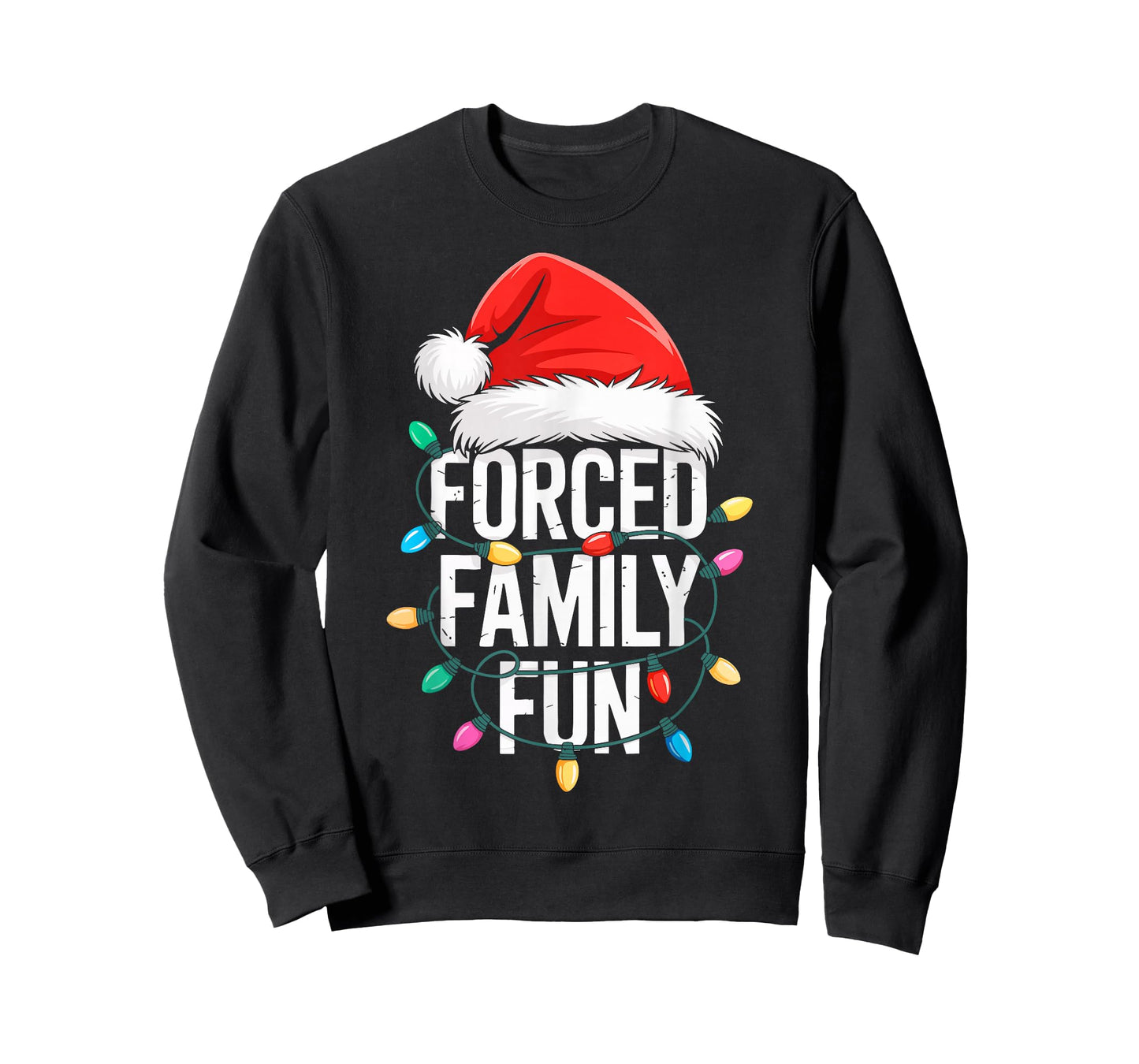 Forced Family Fun Shirt Men Women Kids Christmas Pajamas T-Shirt