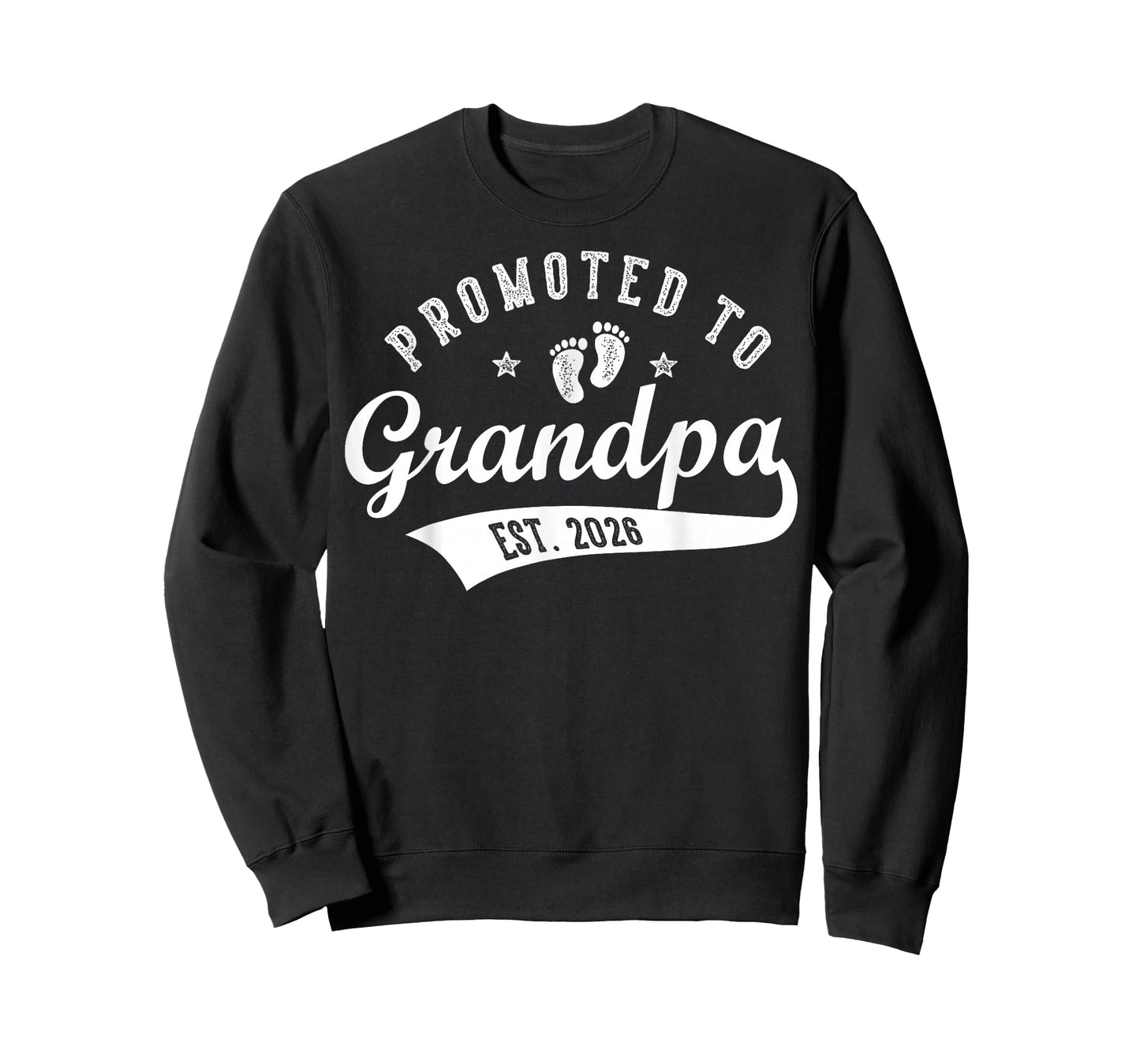 Promoted to Grandpa Est. 2026 Baby Announcement Matching T-Shirt