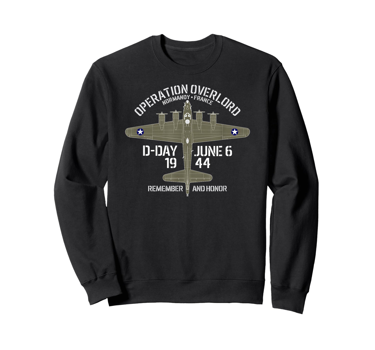 B-17 Operation Overlord D-Day June 6 1944 Flying Fortress T-Shirt
