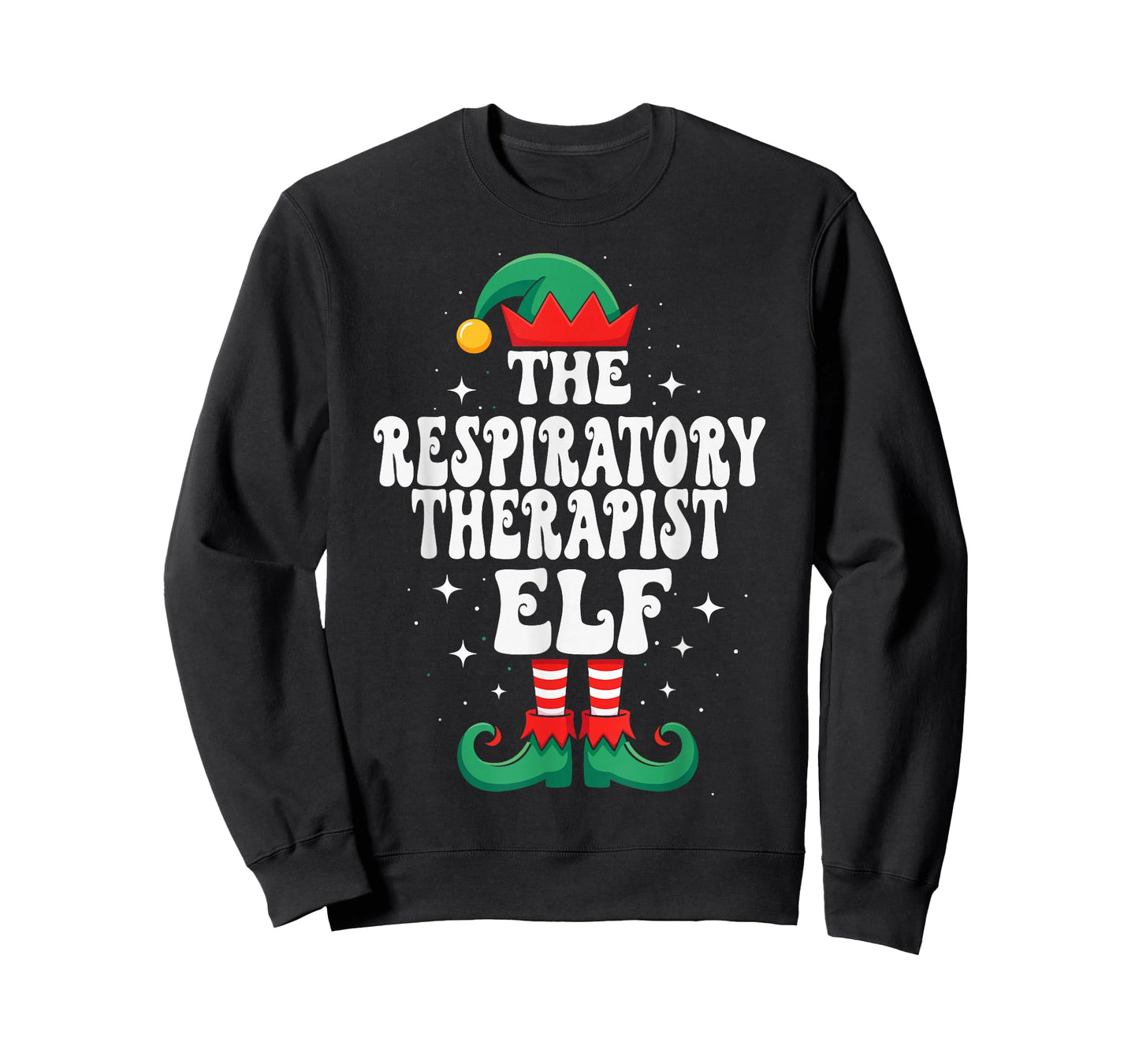 The Respiratory Therapist Elf Funny Christmas T-Shirt