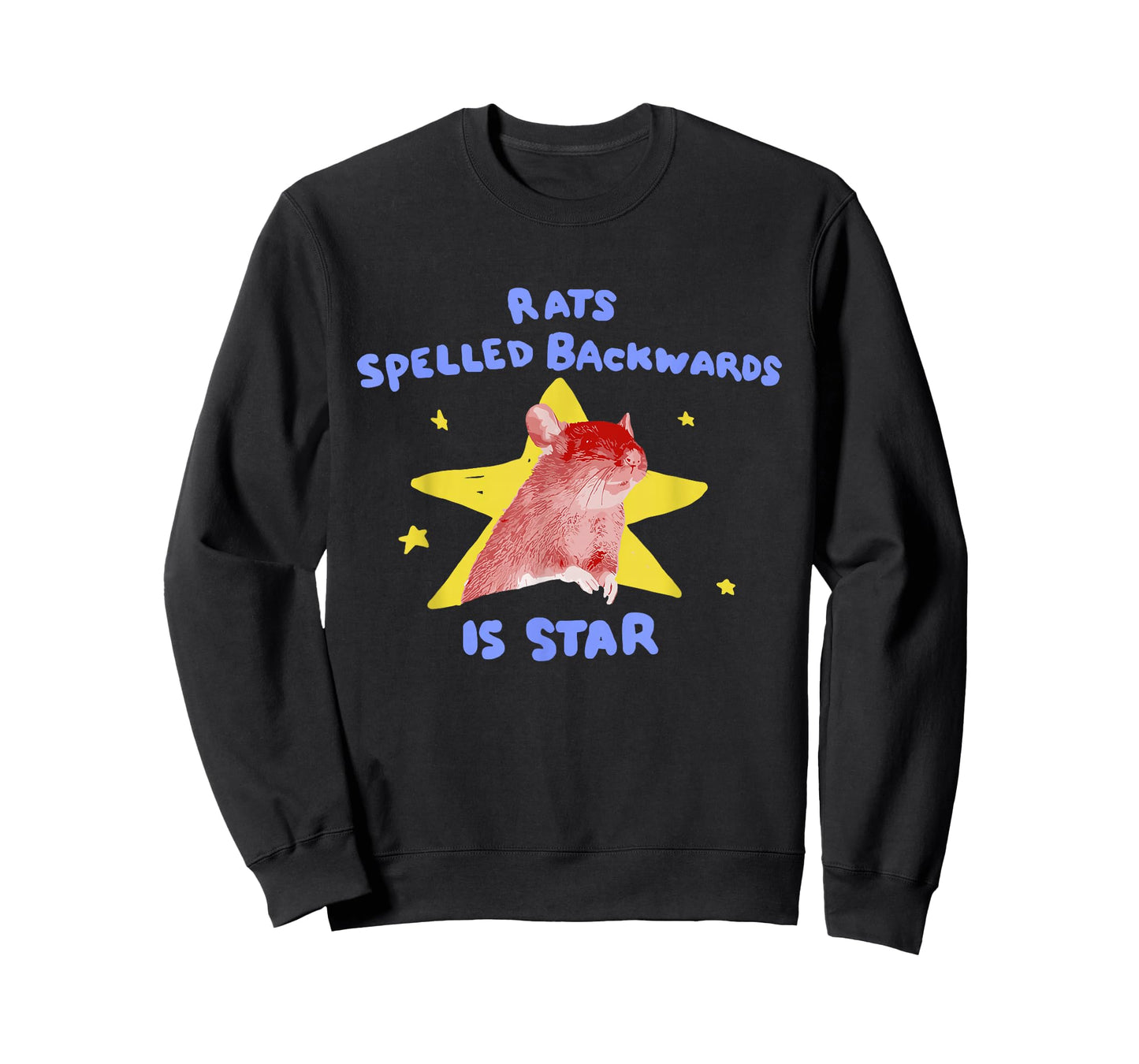 Rats Spelled Backwards is Star Rat Meme Rat Lover Animal T-Shirt