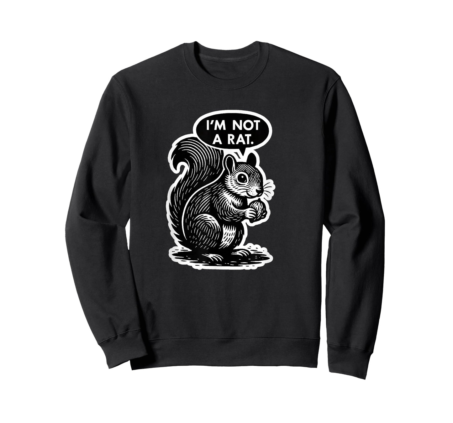 Funny Squirrel - I'm Not a Rat! - Cute Animal Humor T-Shirt