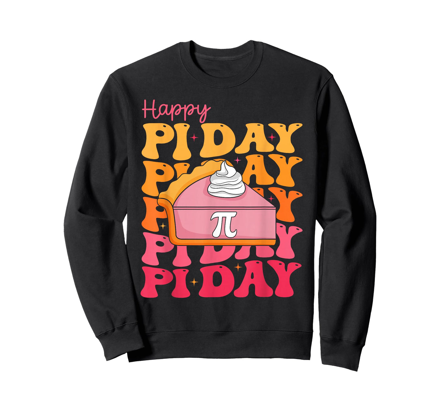 Groovy Happy Pi Day Spiral Pi Math Teacher Pi Day Lover T-Shirt