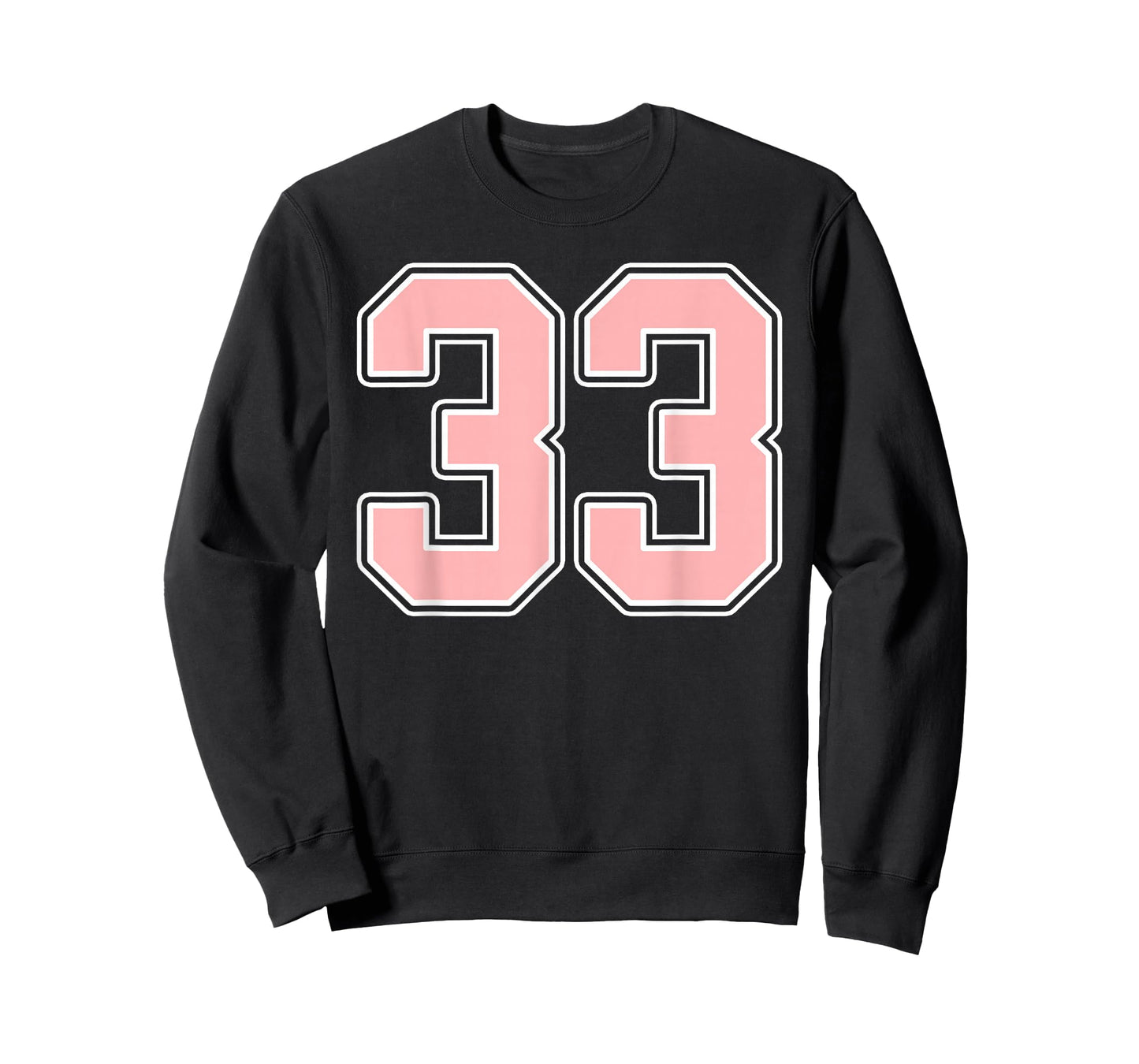 Cute Pink and White Number 33 Jersey Player Uniform #33 Fan T-Shirt