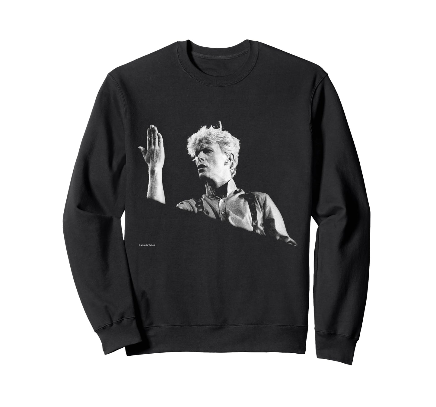 David Bowie Serious Moonlight Tour Live by Virginia Turbett T-Shirt