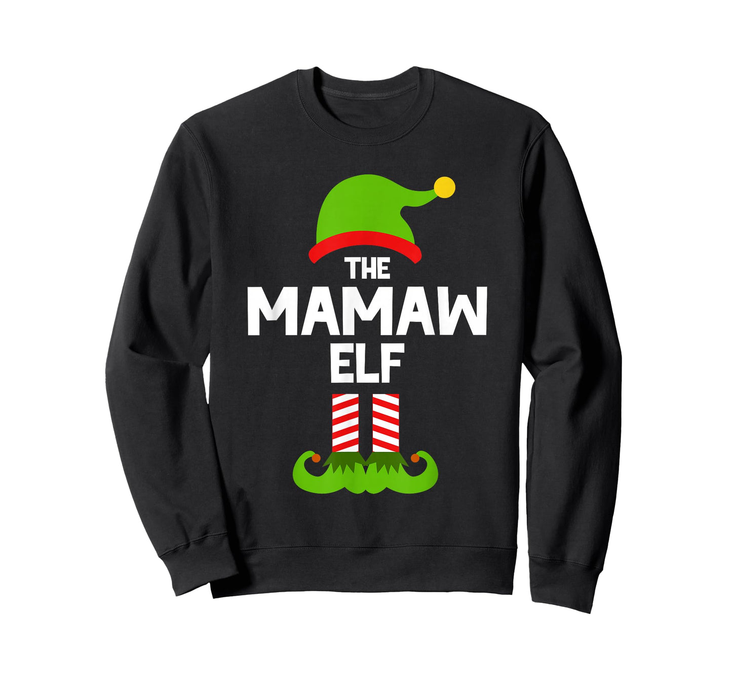 I'm The Mamaw Elf Christmas Family Pajama Funny T-Shirt