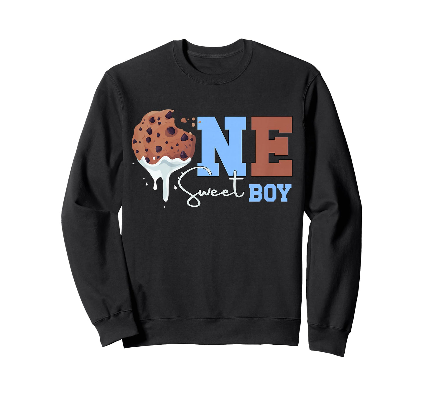 One Sweet Boy Cookies 1st Birthday Milk Party Matching T-Shirt