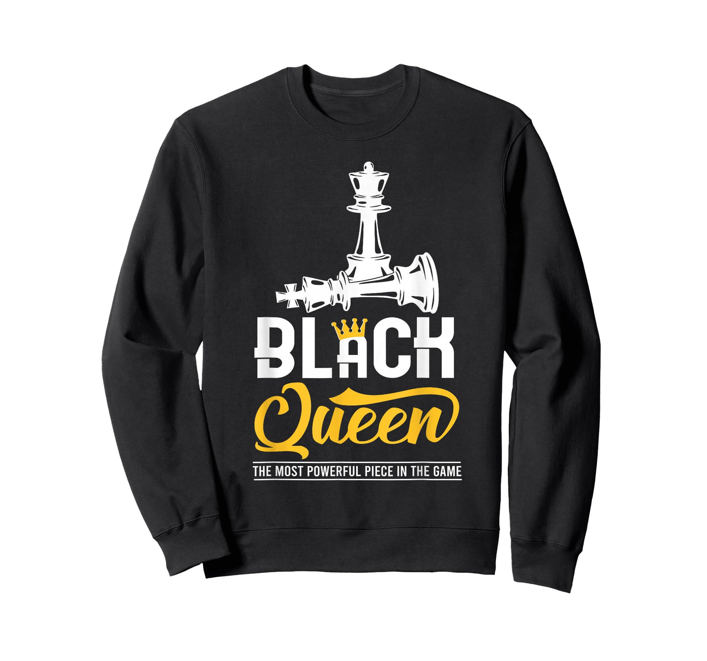 Black Queen The Most Powerful Piece in The Game Melanin Girl T-Shirt