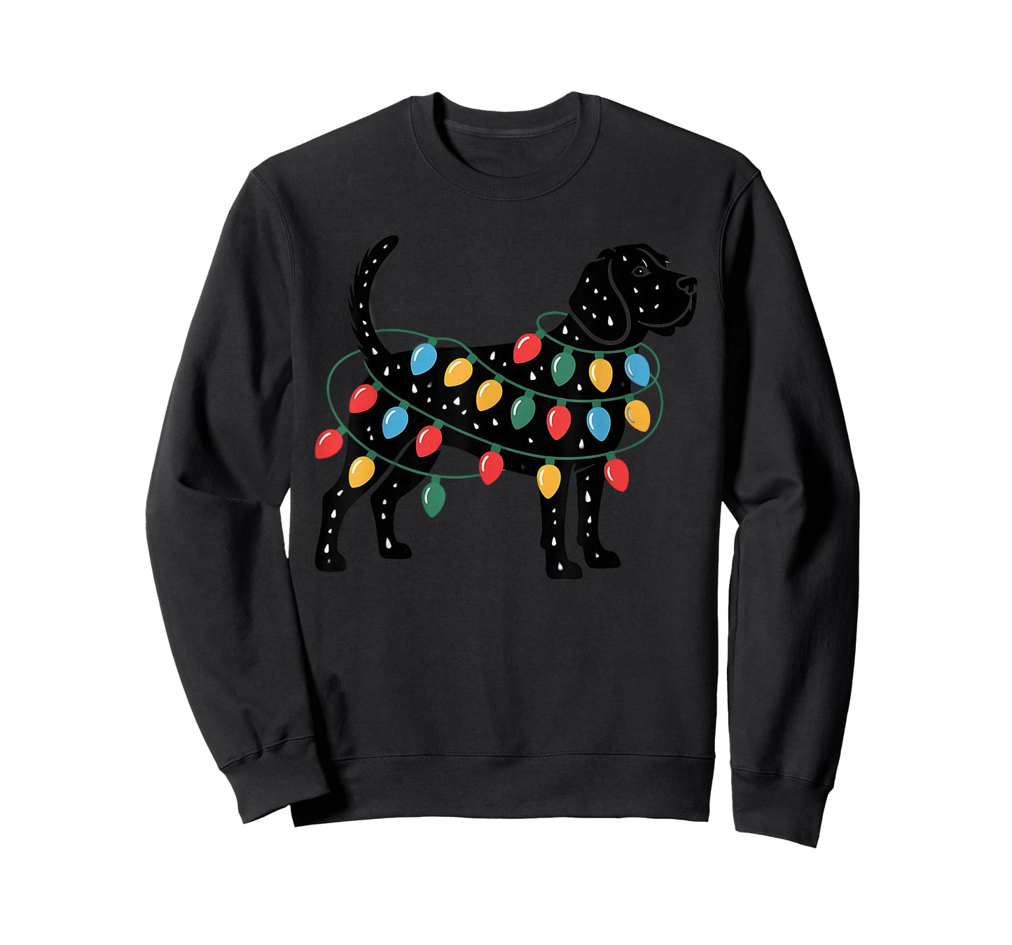 Cute Christmas Lights Beagle for Dog Lovers Women Men T-Shirt
