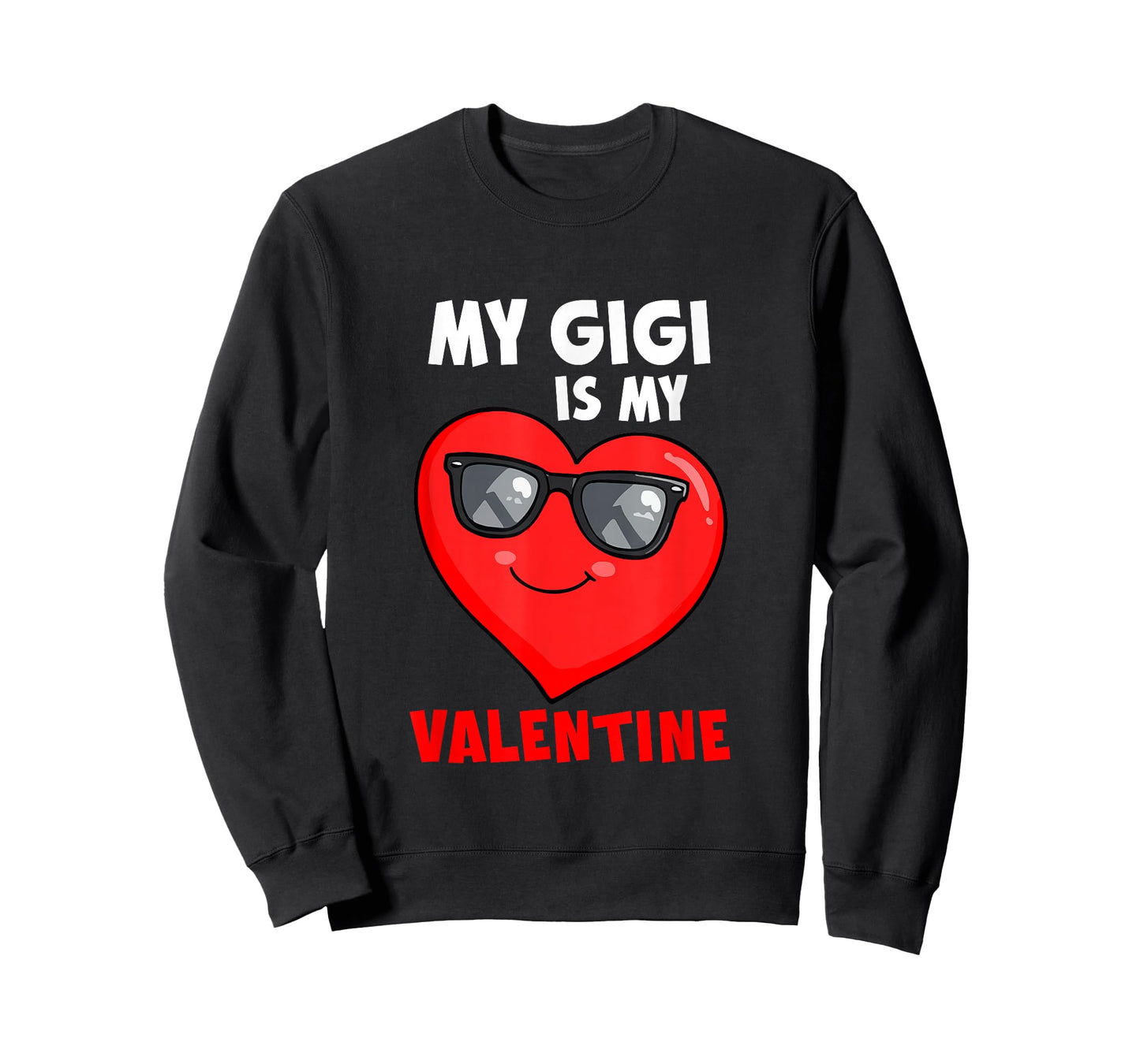 My Gigi is My Valentine Heart Sunglasses Boys Proud Family T-Shirt