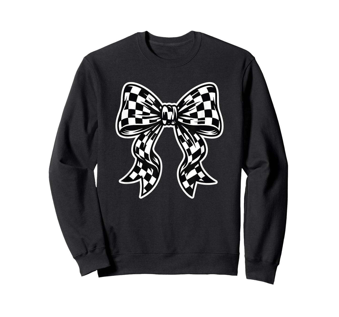 Race Checkered Coquette Bow Racing for Men Women Kids Girls T-Shirt