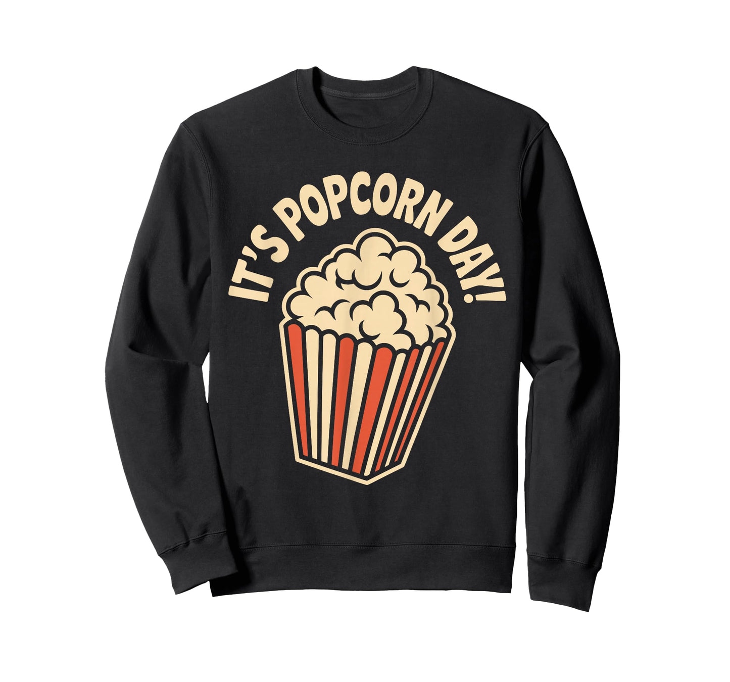 It’s Popcorn Day Theater Cozy Snack Food Movie Night Cinema T-Shirt