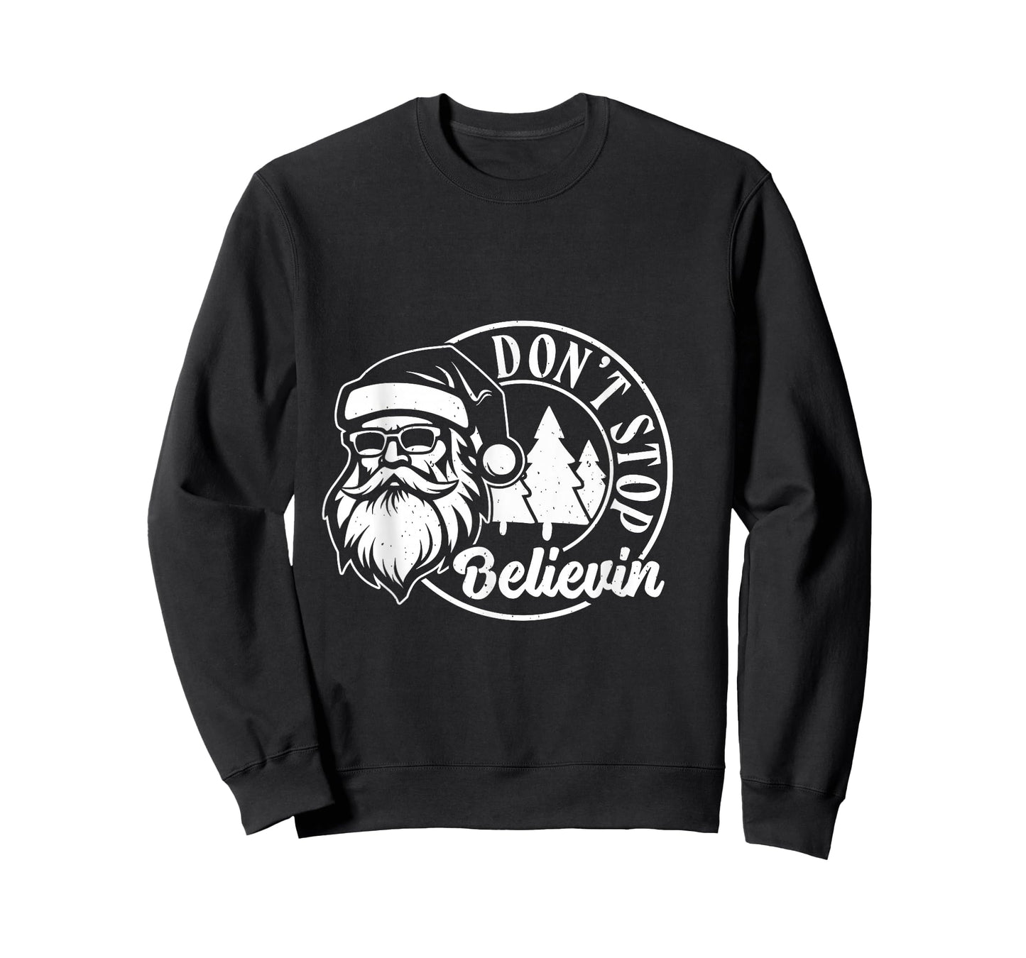 Don’t Stops Believing, Funny Christmas, Merry Xmas Party T-Shirt