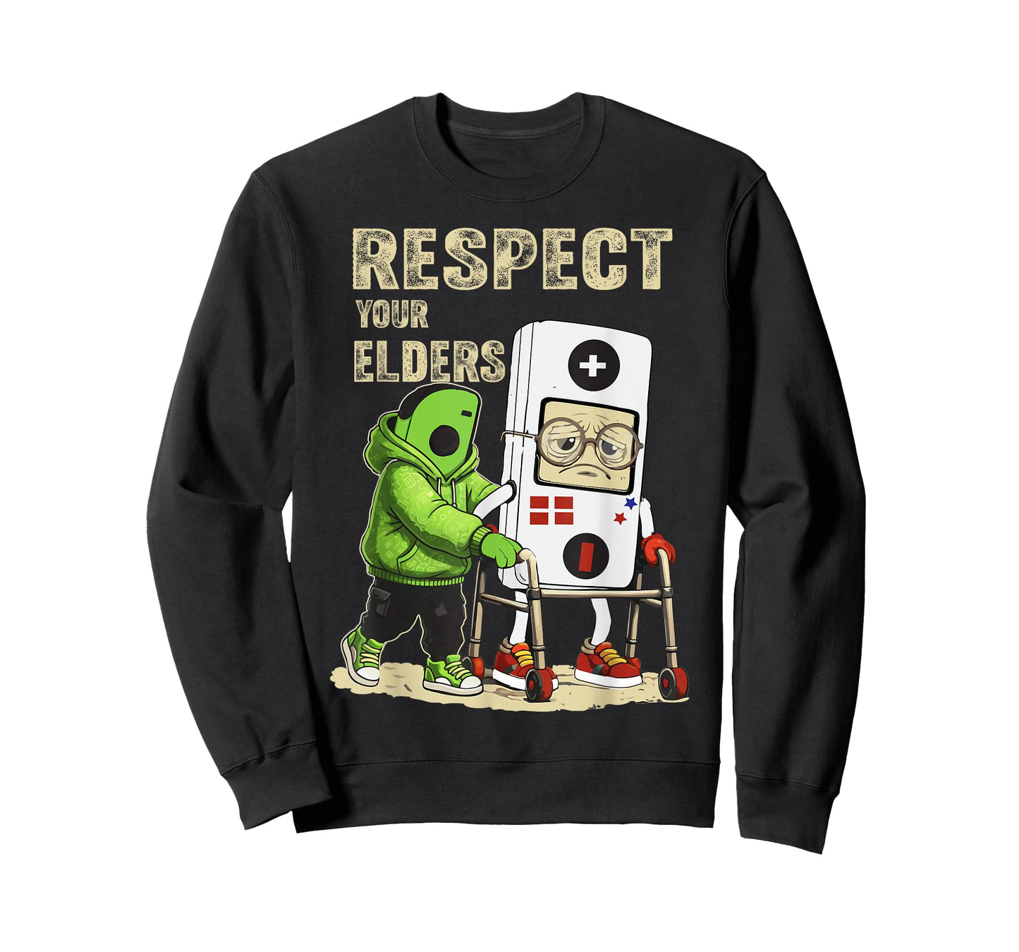 Respect Your Elders Classic Gamer Graphic T-Shirt