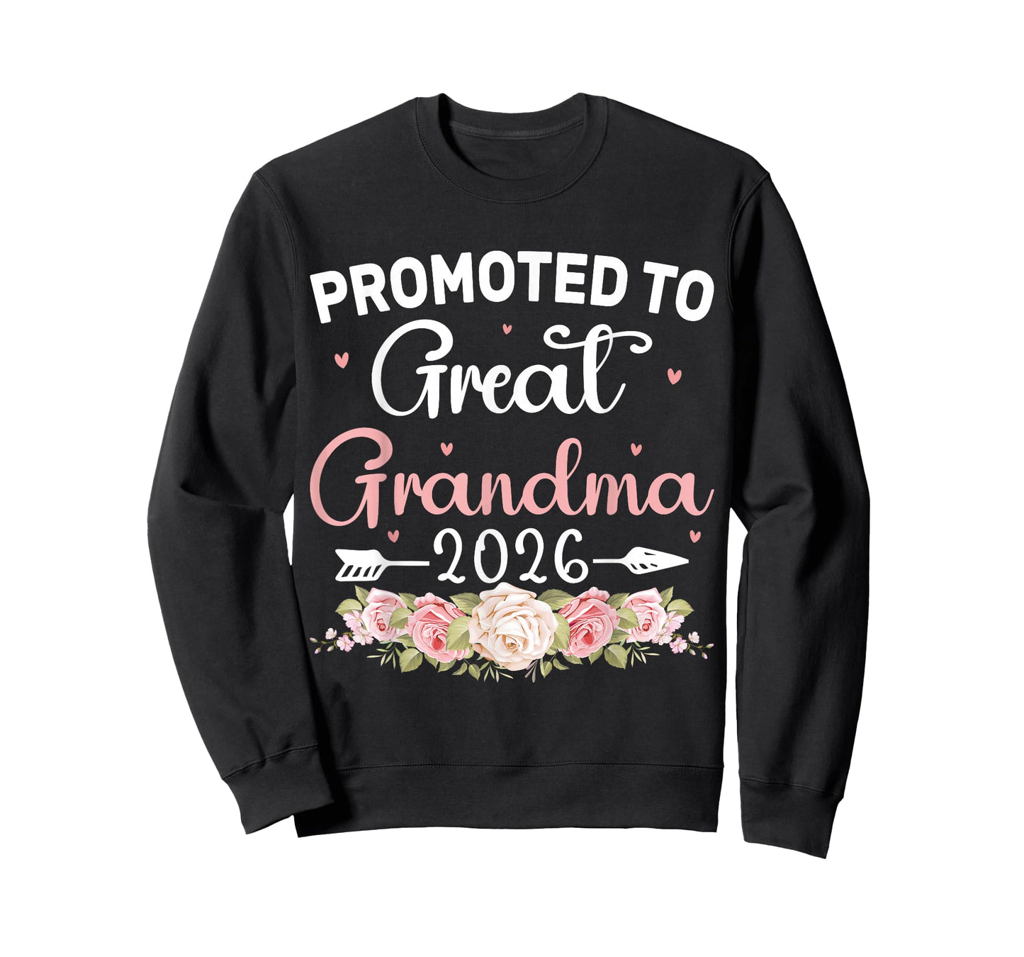 Promoted to Great Grandma 2026 First Time New Grandmother T-Shirt