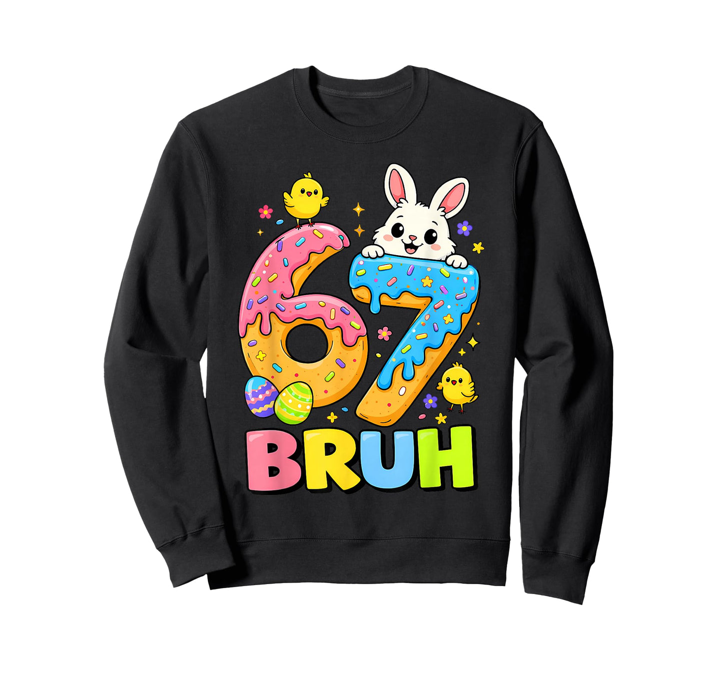 Six Seven Easter Kids Bunny 67 Easter Toddler Teens Boy Girl T-Shirt