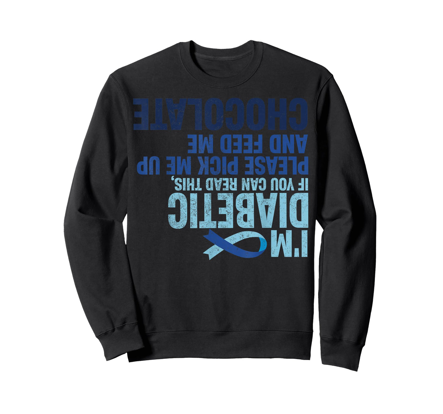 Diabetic Awareness Funny Upside Down Type 1 Diabetics Women T-Shirt
