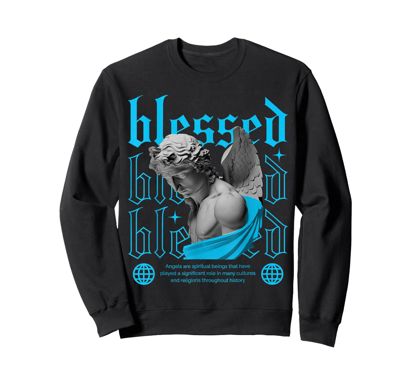 Gamma Blue Black White Match T-Shirt