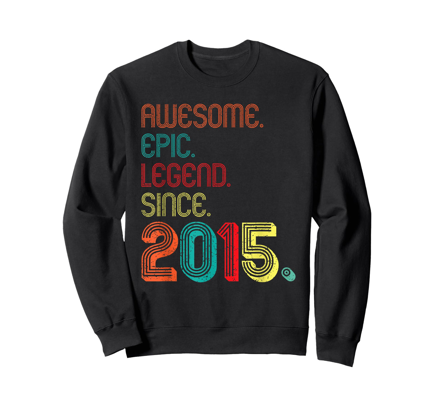 Awesome Epic Legend Since 2015 11 Years Old 11th Birthday T-Shirt