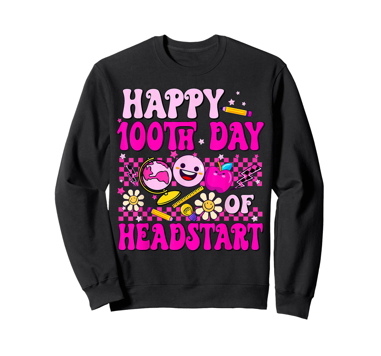 Happy 100th Day of Headstart 100 Days of School Headstart T-Shirt