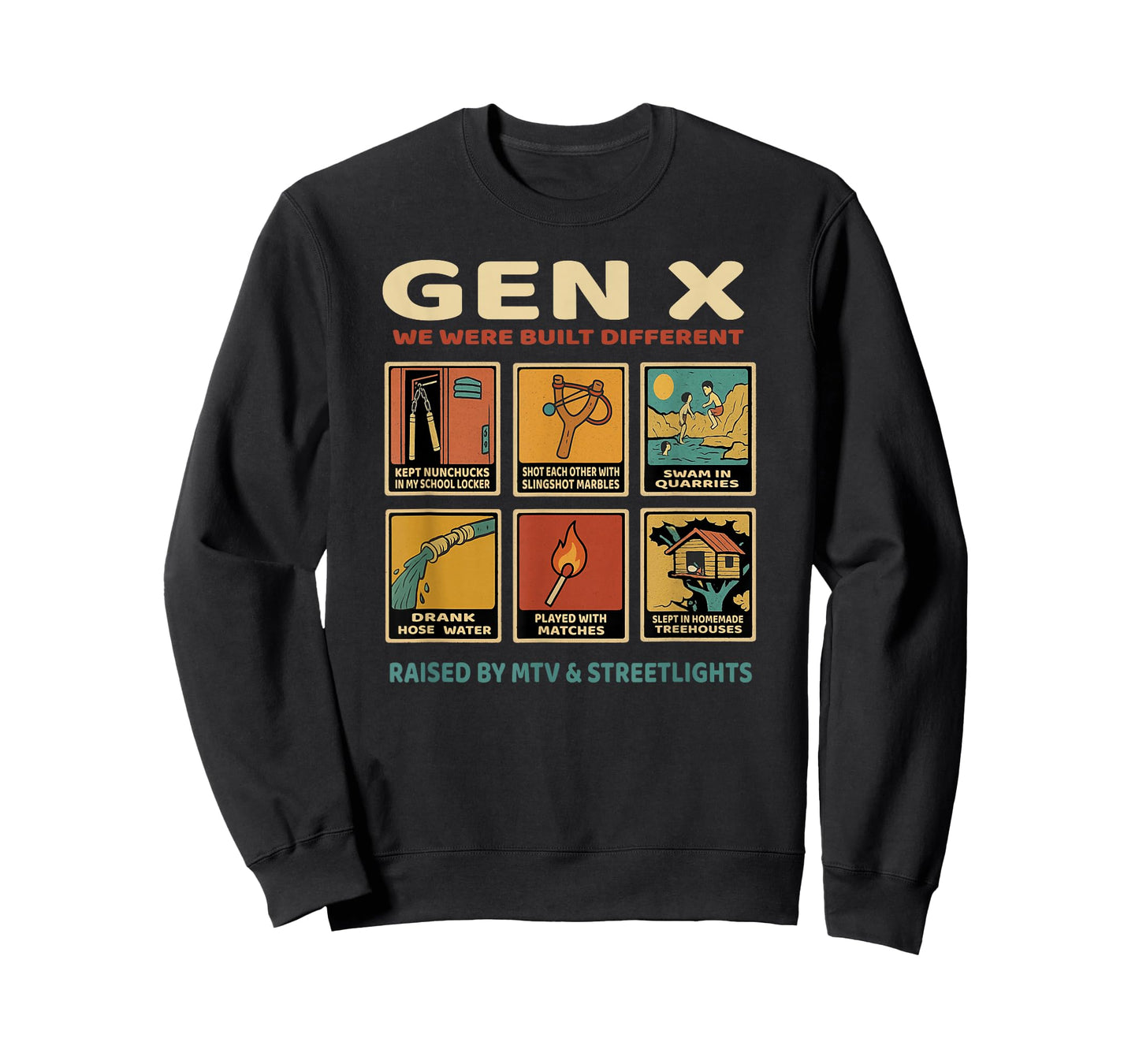 Generation X – Funny Retro Nostalgia 70s 80s 90s T-Shirt
