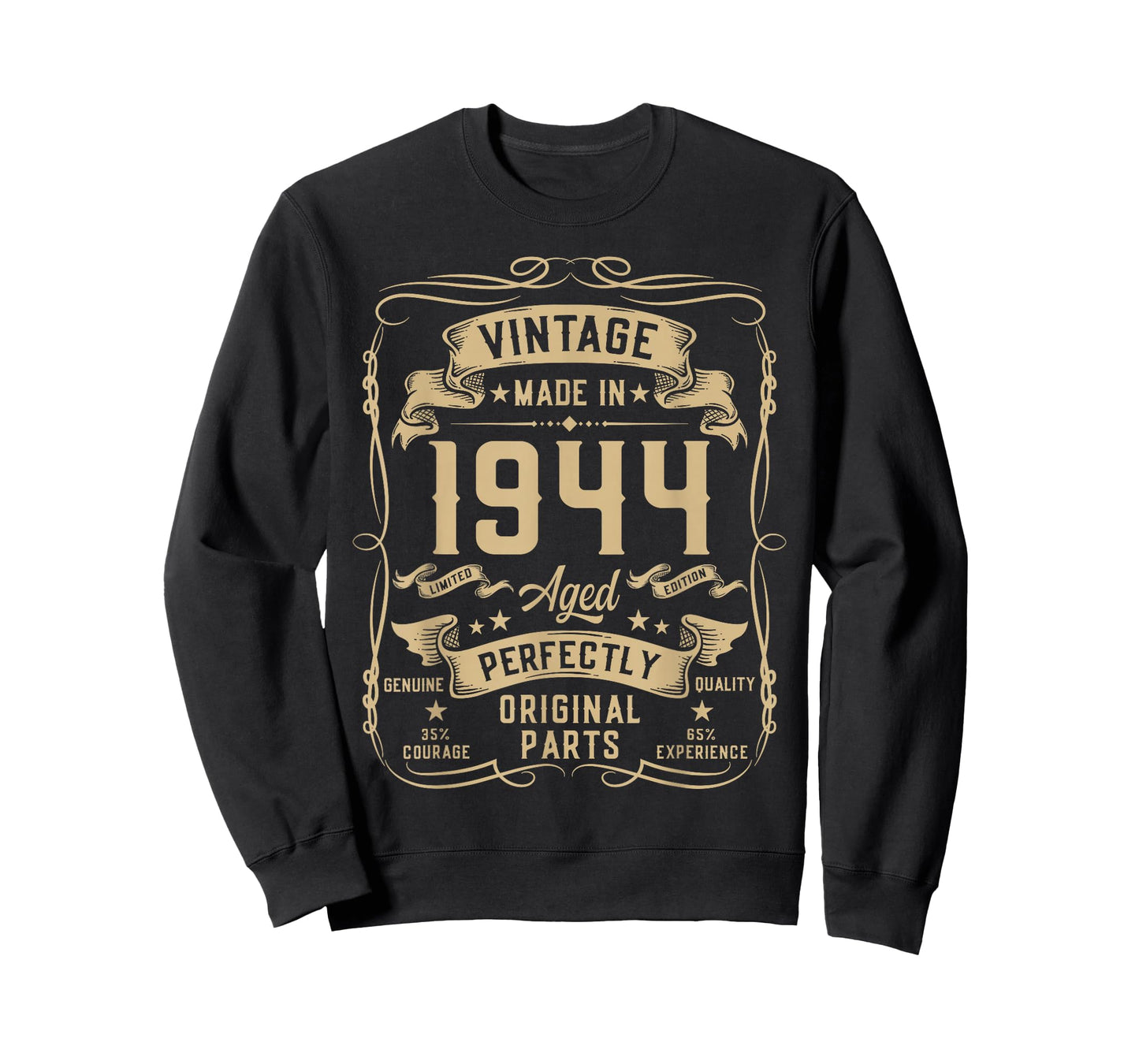Vintage 1944 82yr 82nd Birthday Gifts for Men 82 Years Old T-Shirt