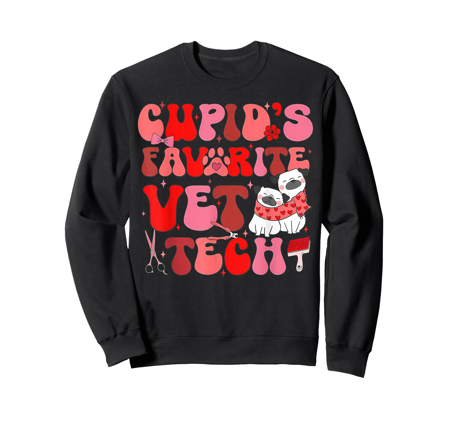 Vet Tech Valentines Day Veterinary Vet Student Veterinarian T-Shirt