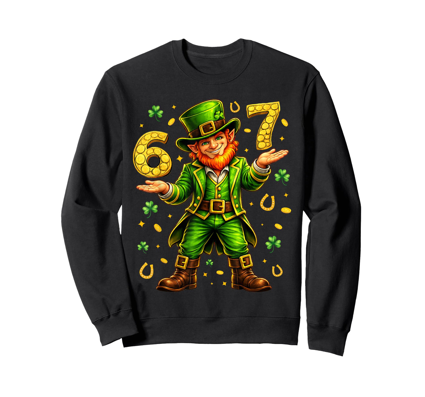 67 St Patricks Day Shirts for Kids Boys Six Seven Funny T-Shirt