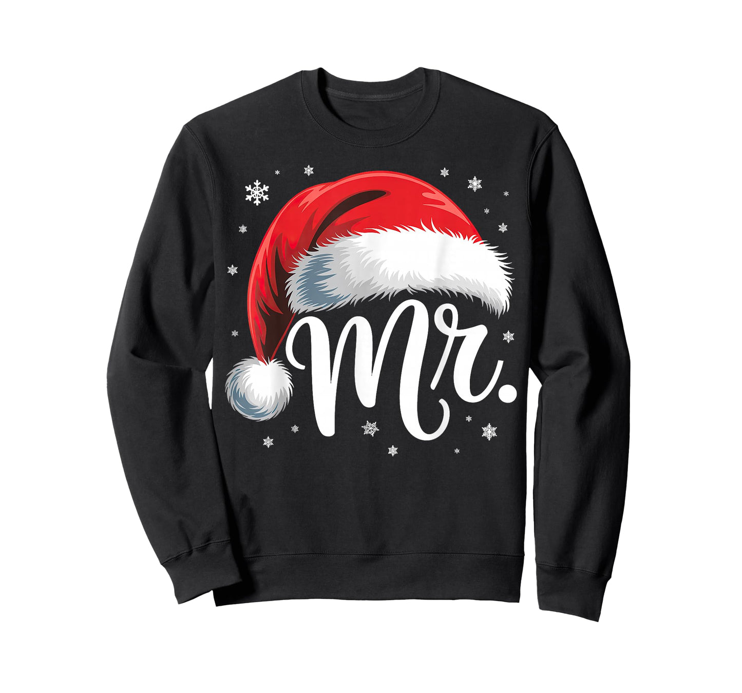 Mr and Mrs Claus Couples Matching T-Shirt