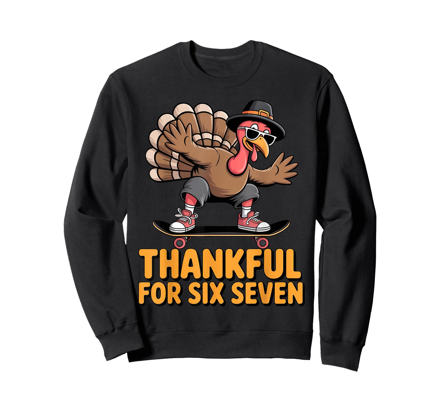 67 Thanksgiving Kids Six Seven Meme Brainrot Thankful for 67 T-Shirt