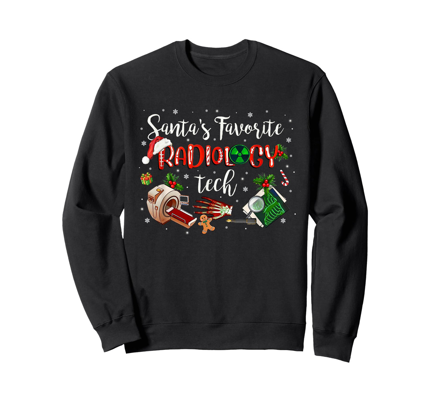 Radiologic Technologist Rad Tech Christmas CT MRI Tech T-Shirt
