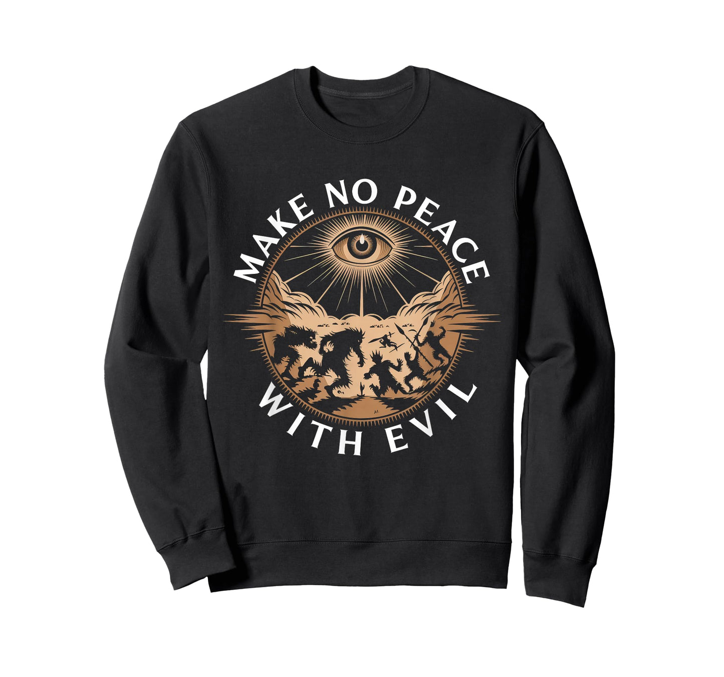 Make No Peace with Evil Tshirt Archangel Michael Jesus God T-Shirt