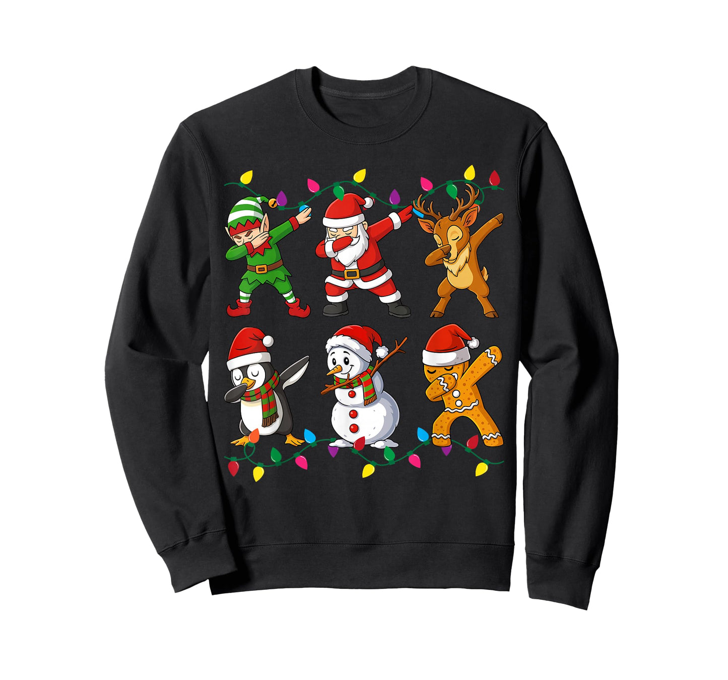 Dabbing Santa Elf Friends Christmas Boys Girls Men Xmas Dab T-Shirt