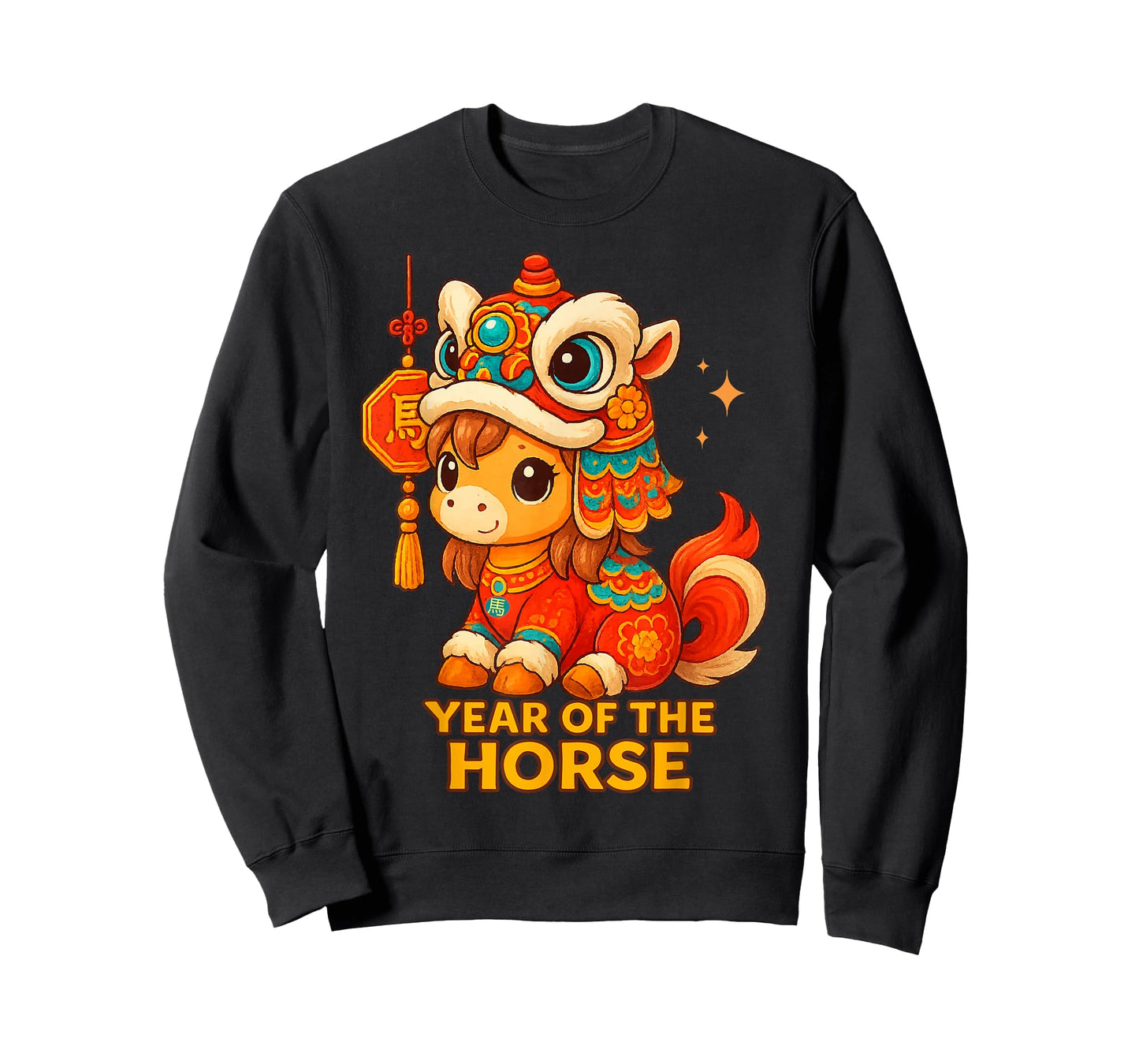 Chinese New Year of The Horse 2026 Lunar New Year Kids T-Shirt