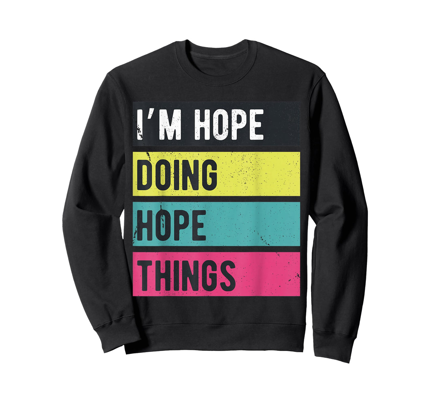 Doing Hope Things Funny Personalized Names Retro T-Shirt
