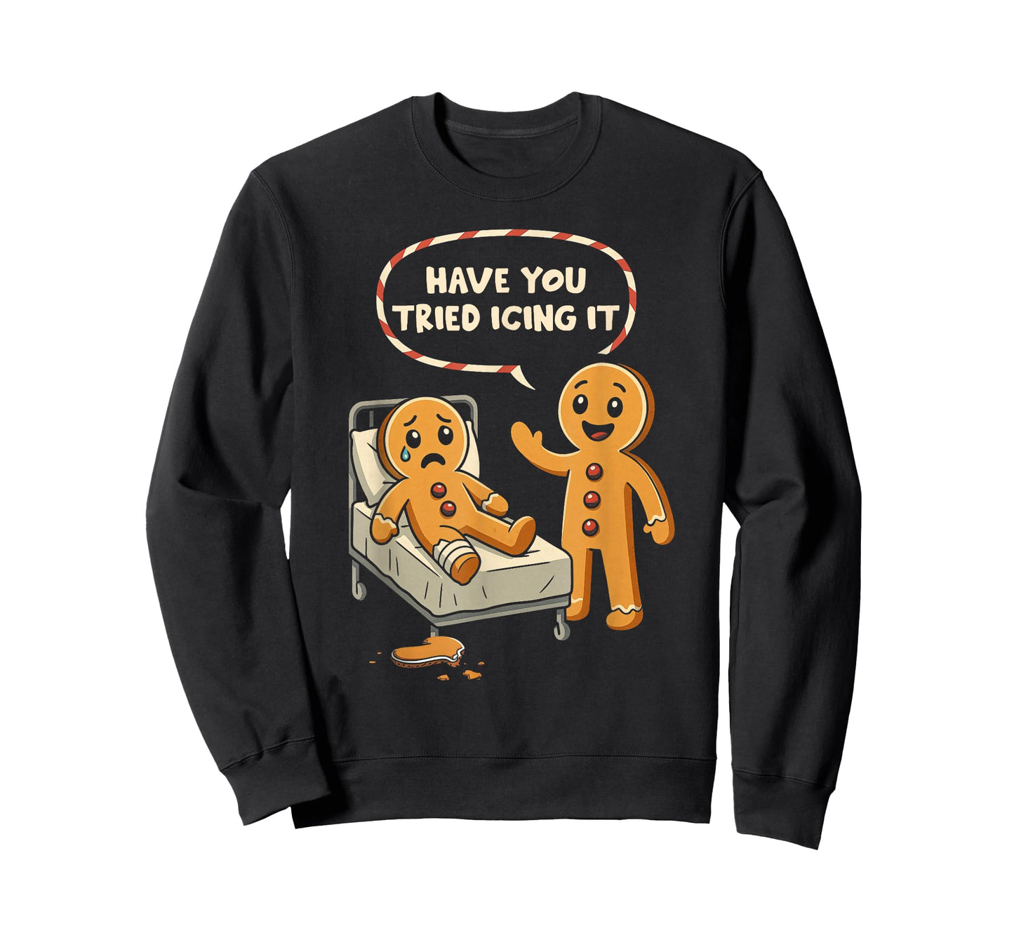 Have You Tried Icing It Gingerbread Nurse Christmas T-Shirt