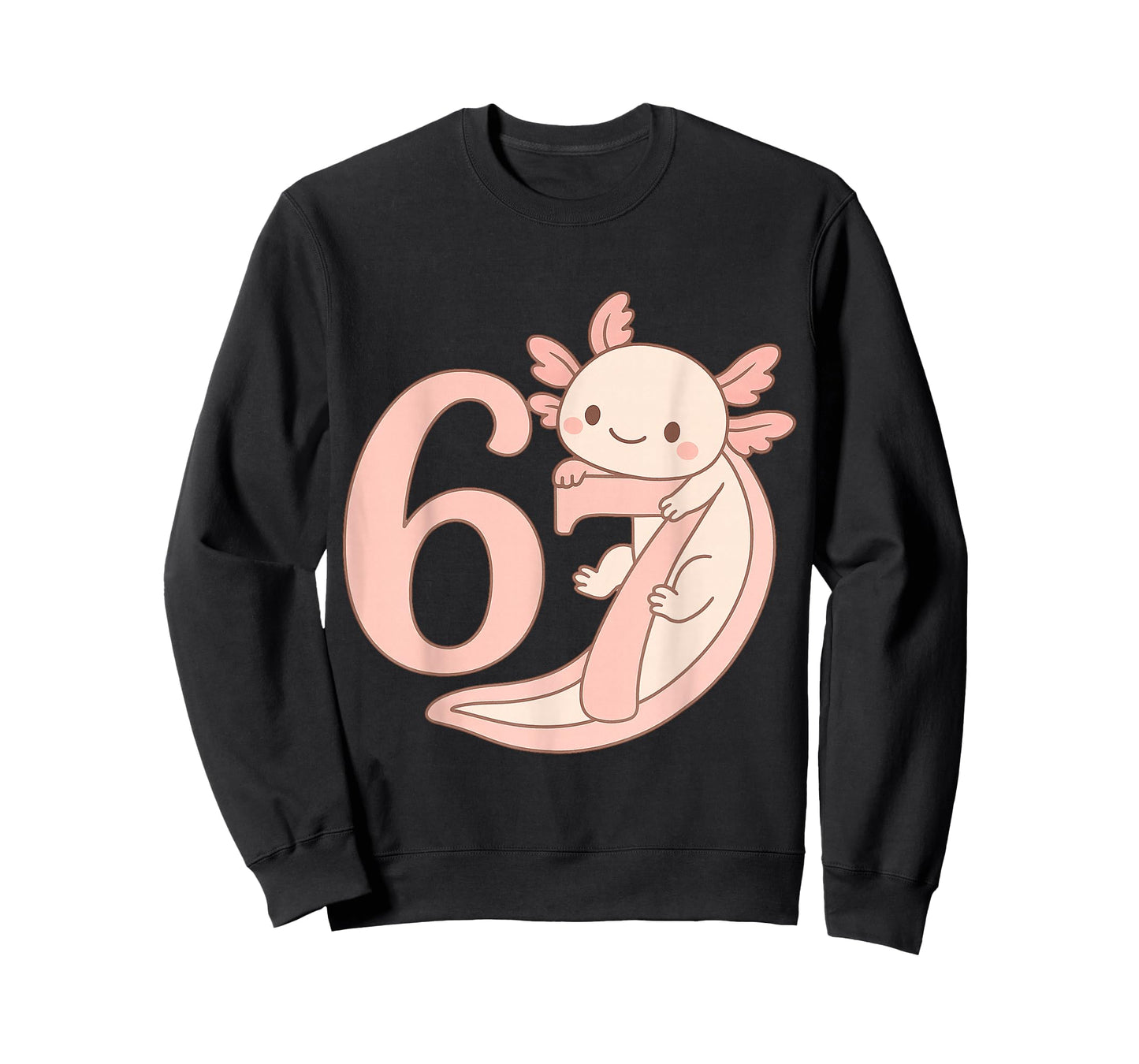 67 Axolotl Funny Meme Viral T-Shirt