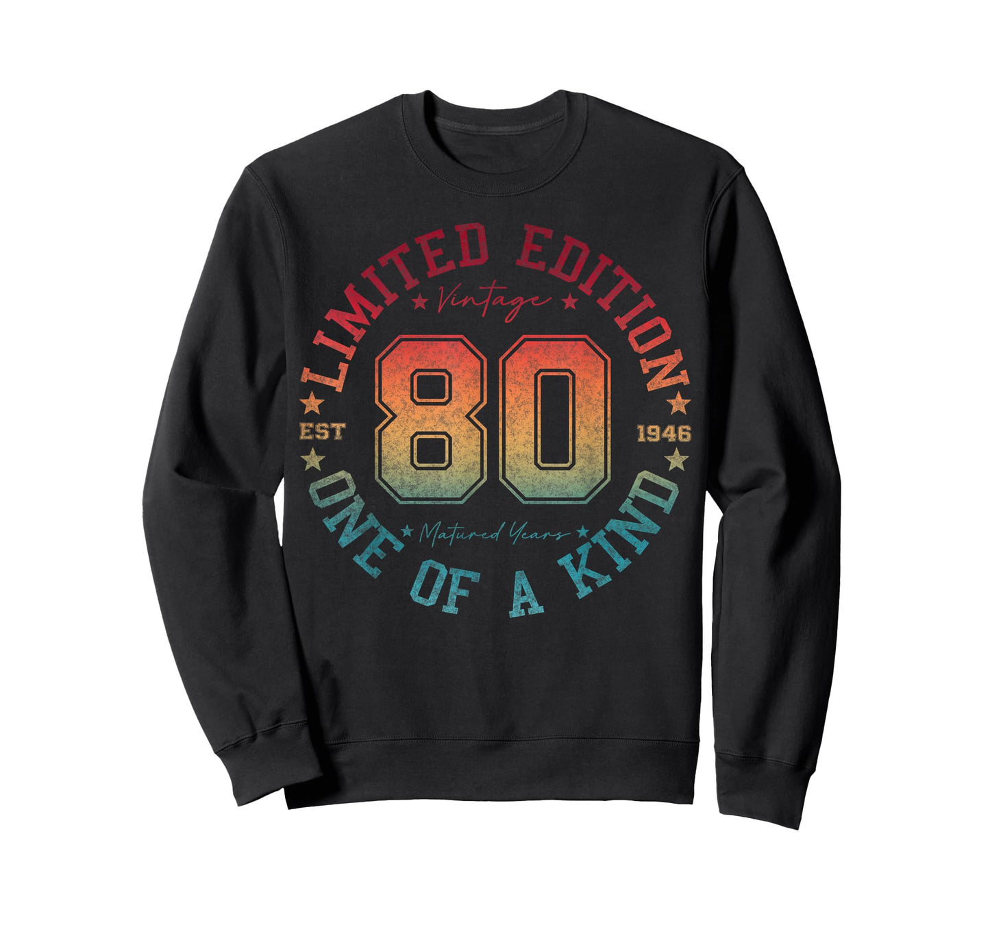 80 Year Old Gifts Vintage 1946 Limited Edition 80th Birthday T-Shirt