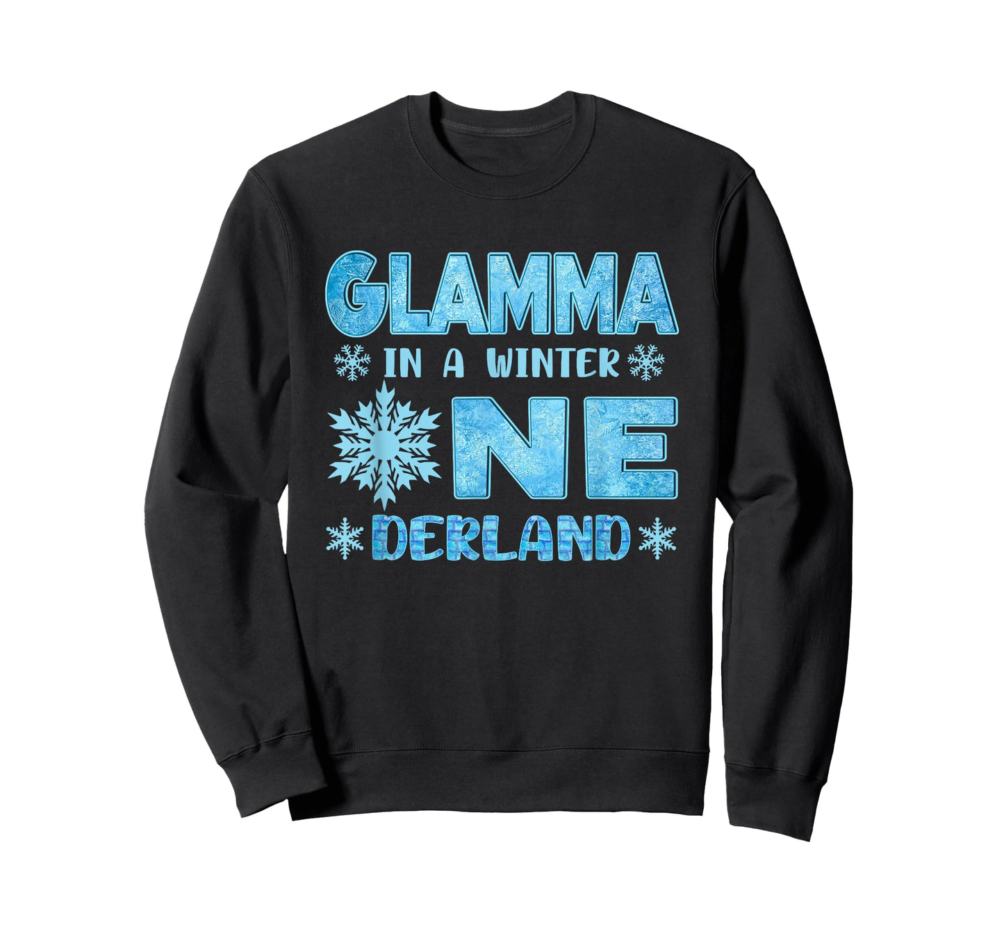 Glamma in A Winter Onederland Bday Girl Sweet Snowflake T-Shirt