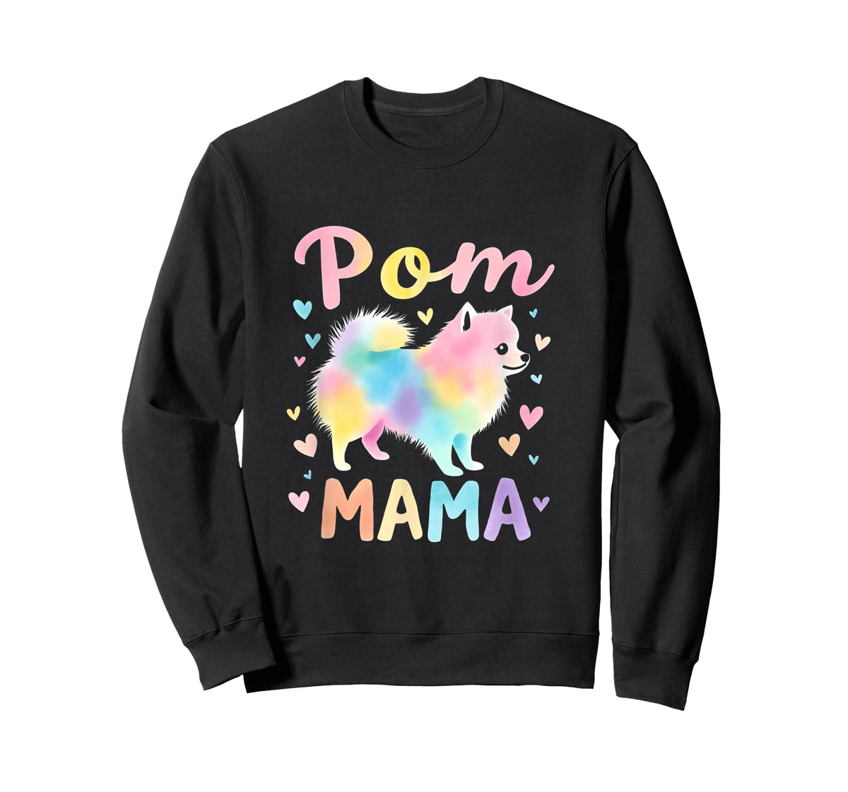 Pomeranian Mama Design Colorful Pomeranian Mom T-Shirt