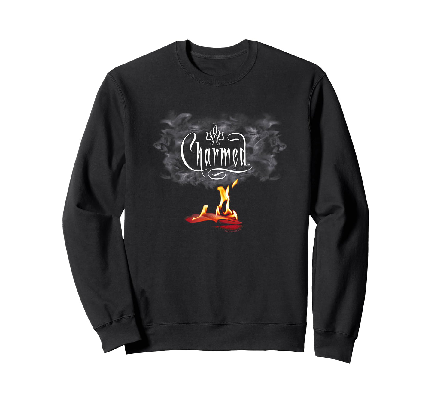 Charmed Fire and Smoke Logo Witches Y2K TV Show T-Shirt