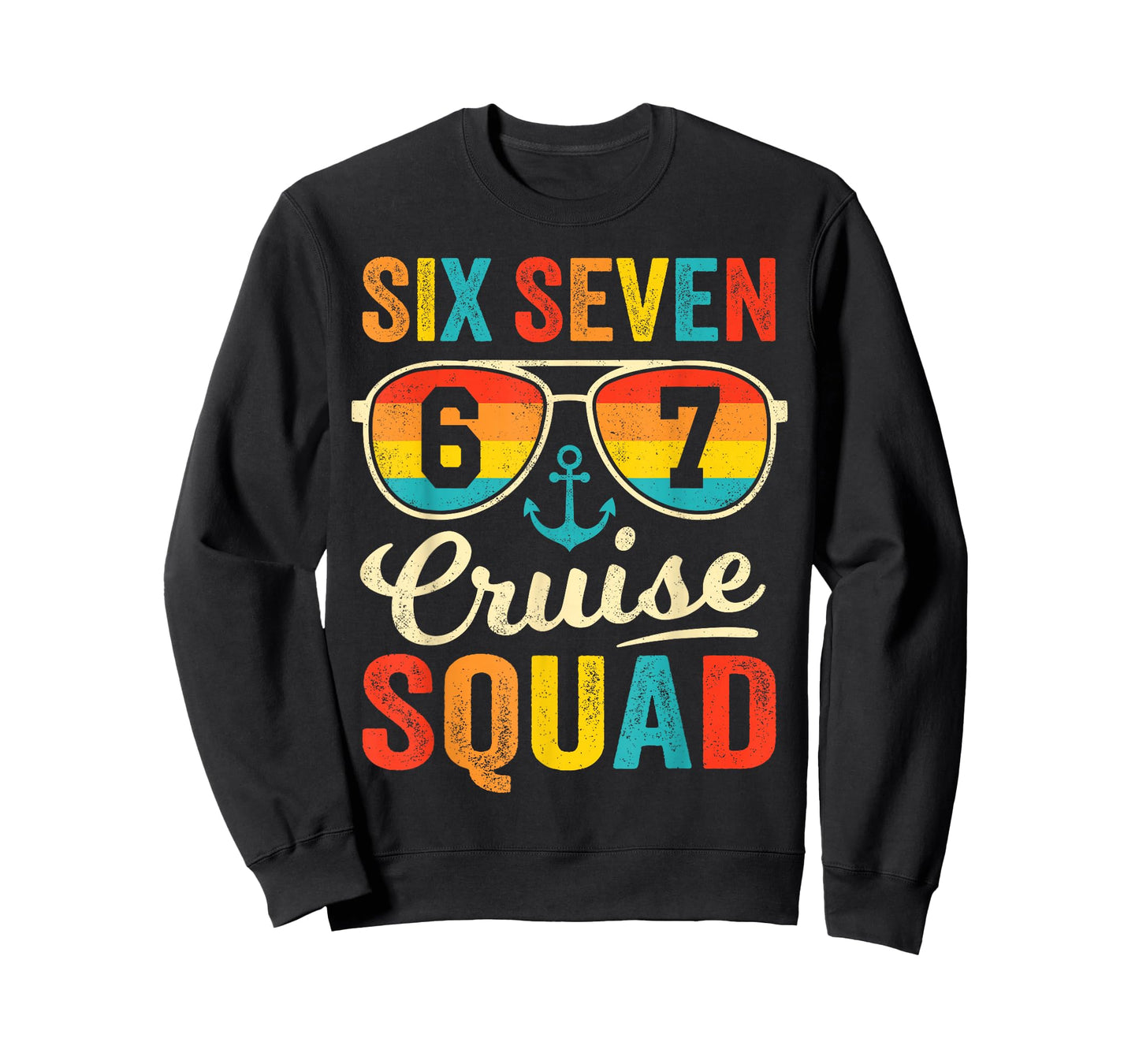 67 Cruise Squad 2025 Funny Kids Cruise Meme Matching Group T-Shirt