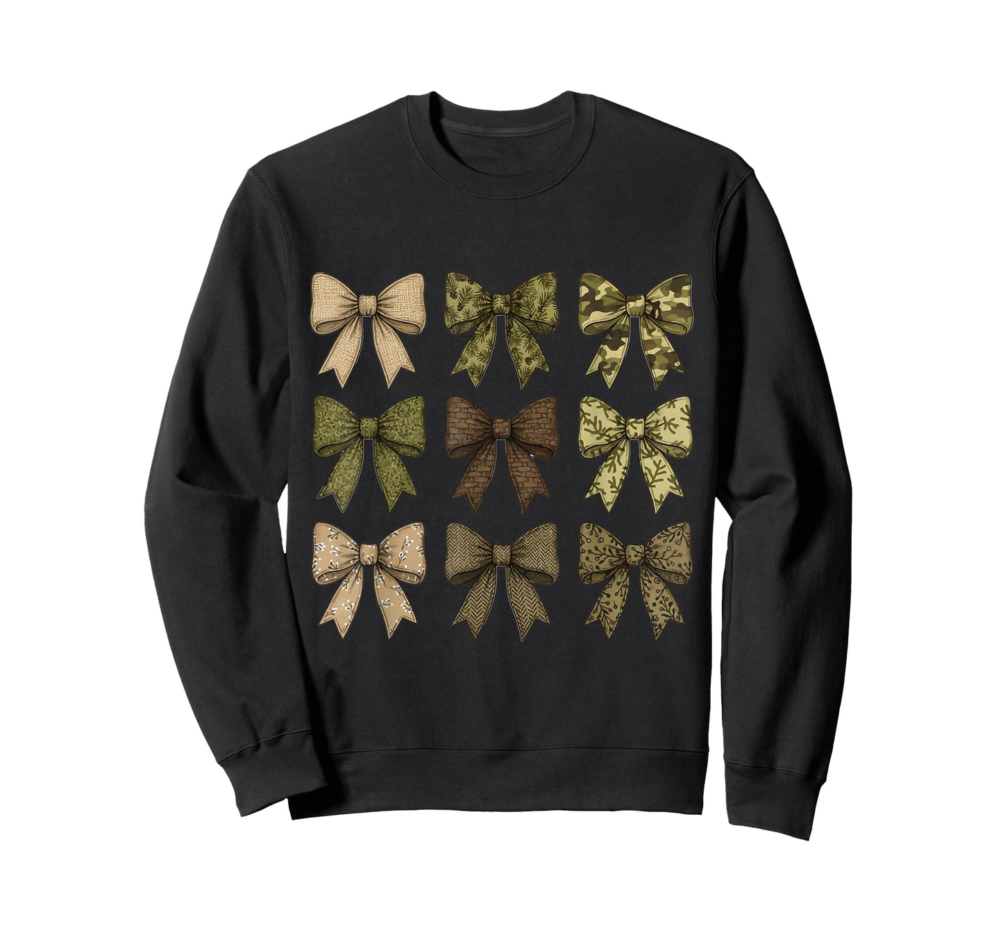 Camouflage Camo Bow Girls Camo Coquette Bow Hunting Women T-Shirt