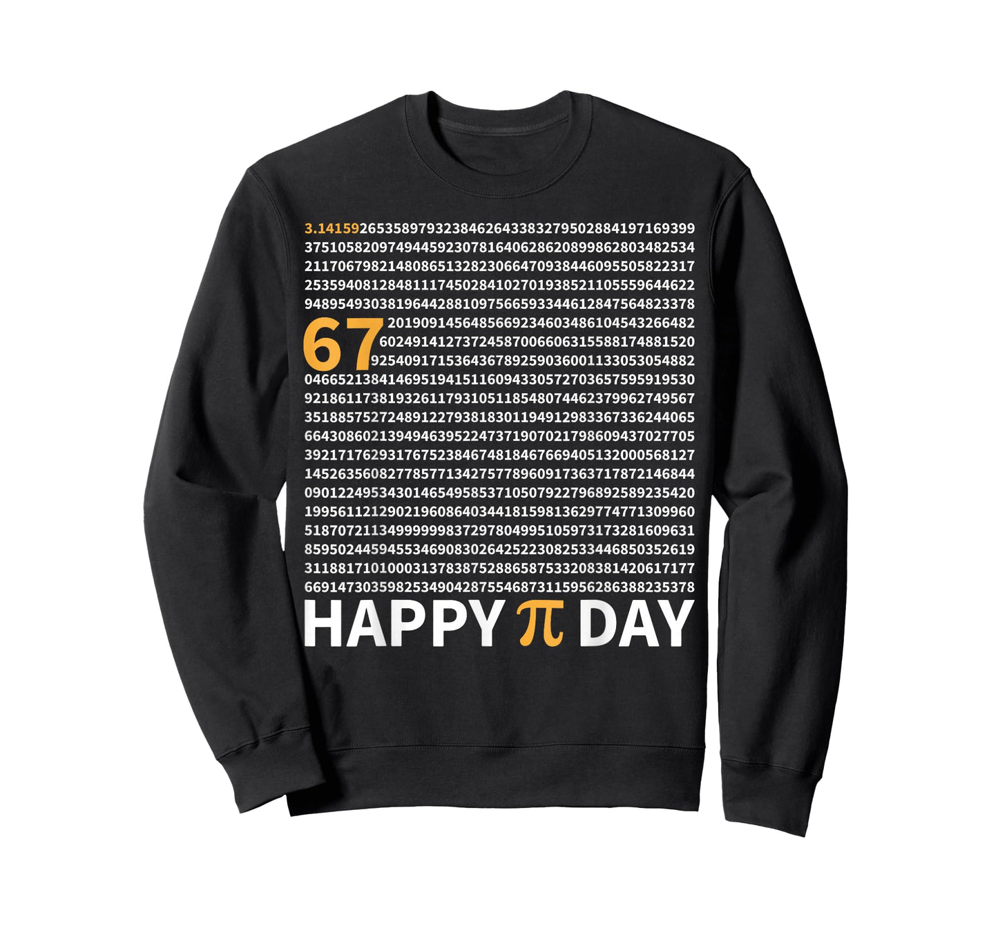 Happy Pi Day 3.14 Pi Shirt 6 7 Meme Six Seven for Students T-Shirt