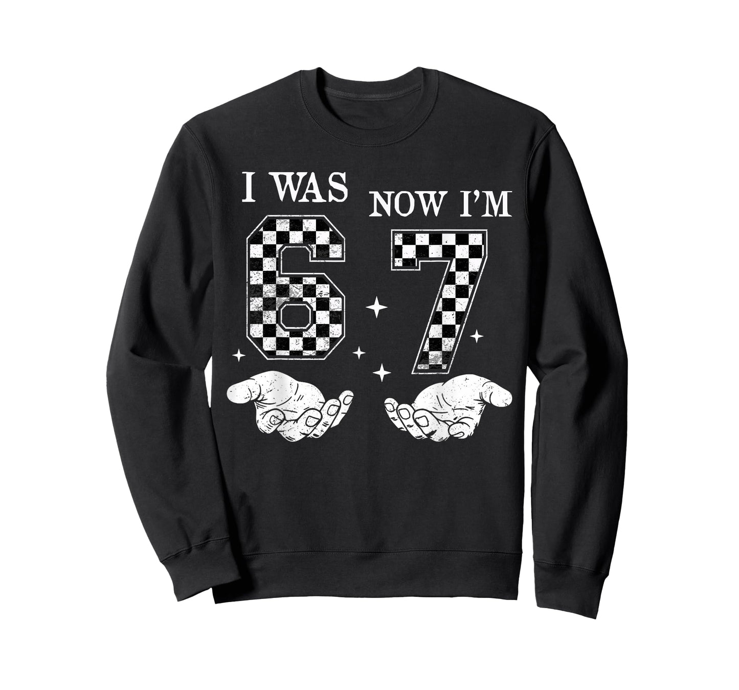 I was 6 Now I'm 7 Year Old Birthday 67 Funny for Kids Boys T-Shirt