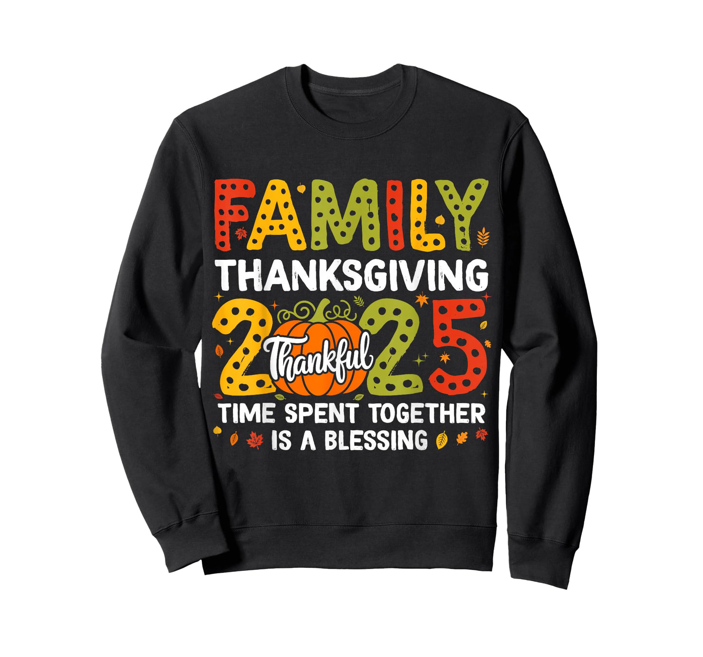 Family Thanksgiving 2025 Thanksgiving Crew Matching Fall T-Shirt