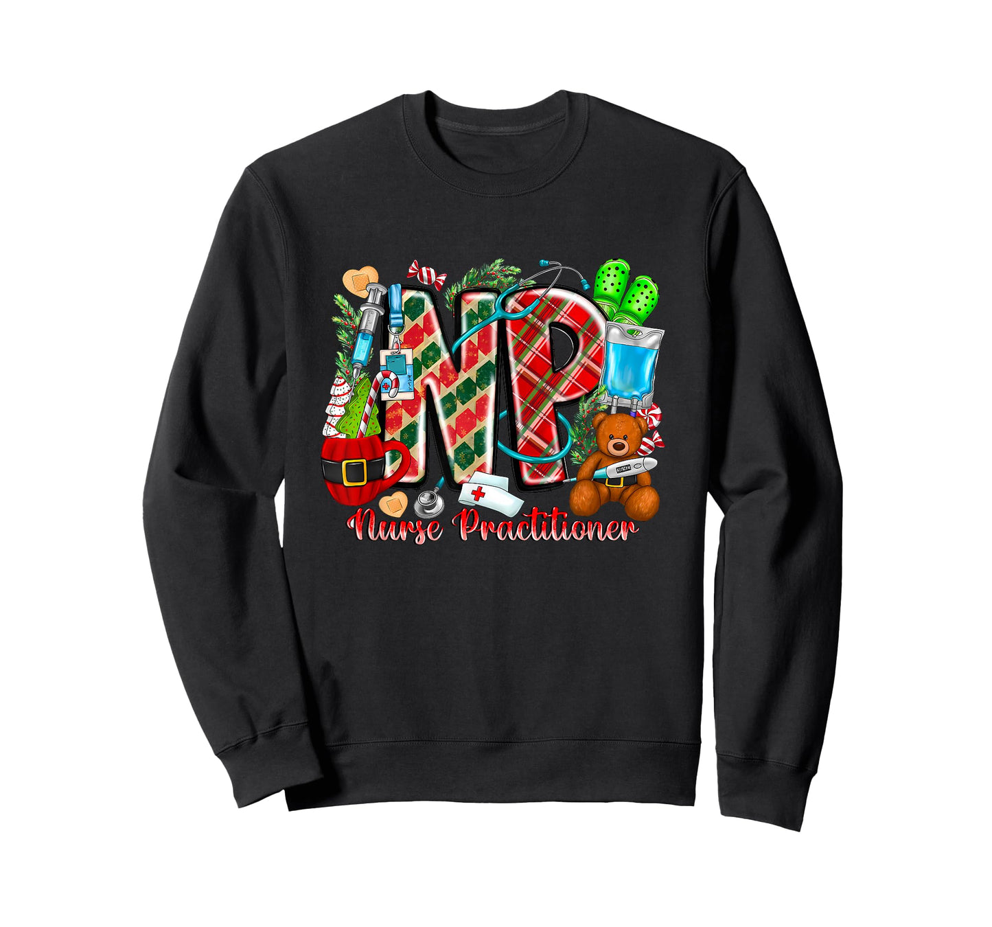 Funny Shirt Christmas Np Nurse Practitioner T-Shirt
